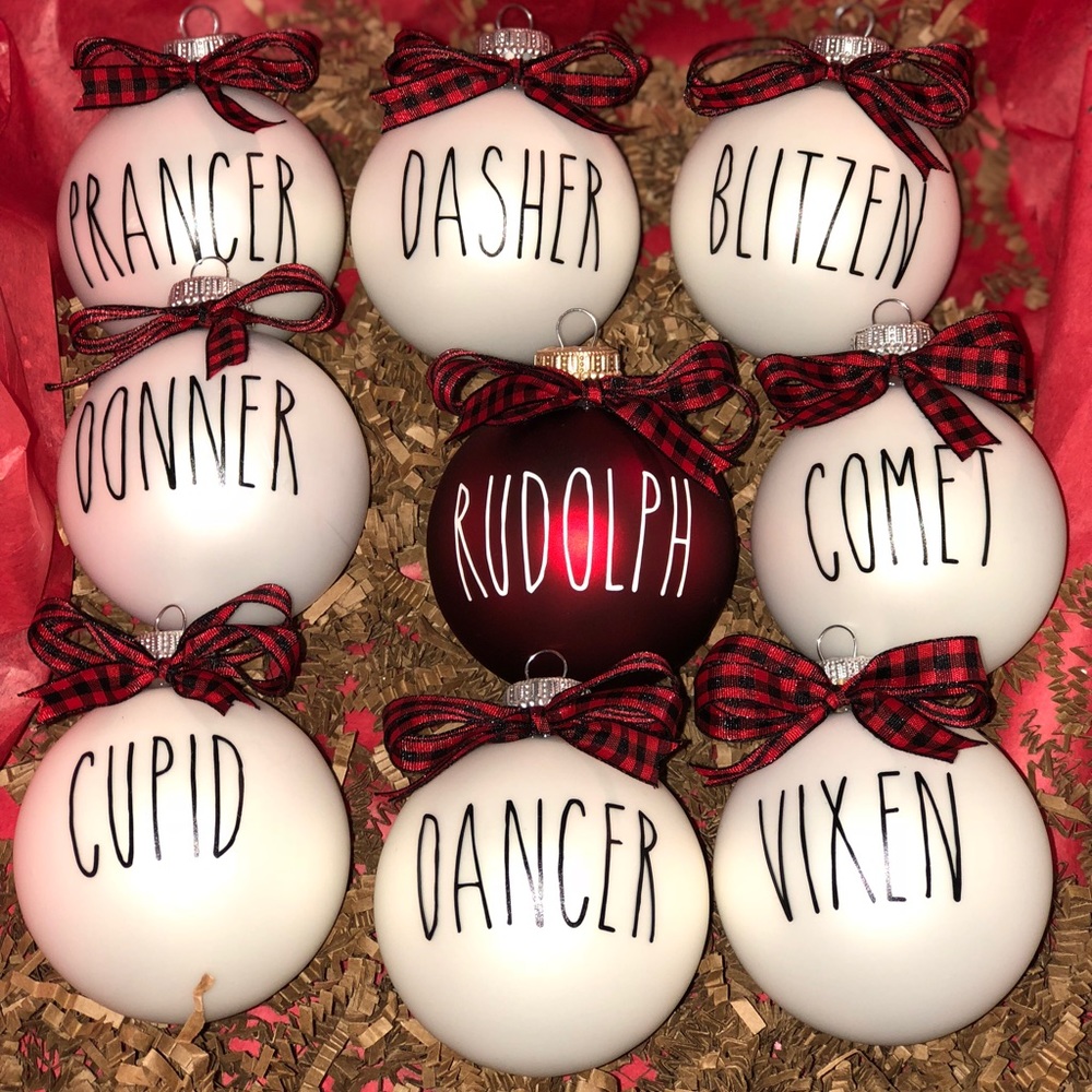 Handmade Reindeer Ornaments